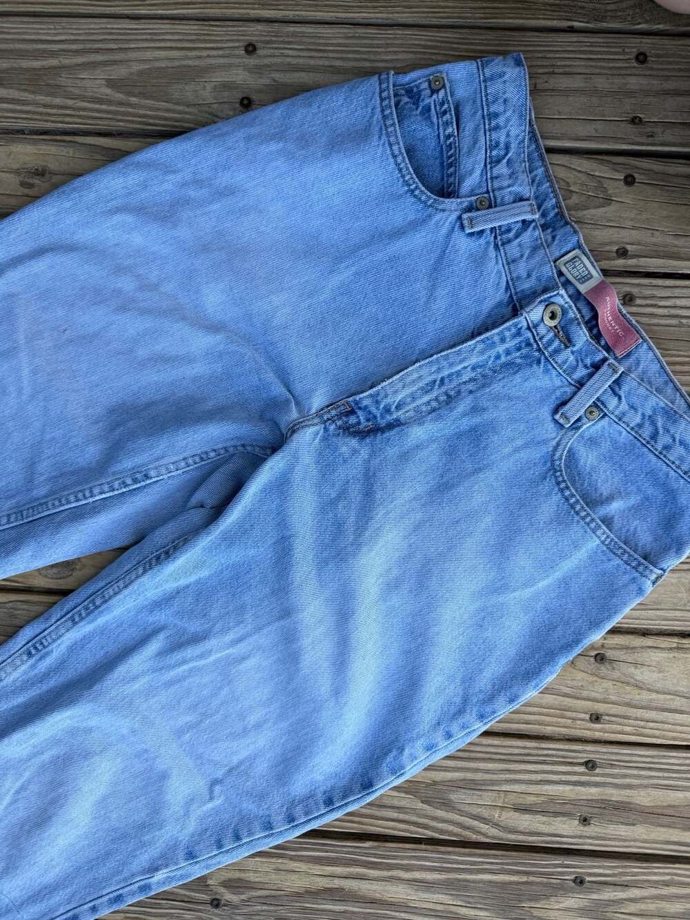Vintage Faded Glory Authentic Pocket Light Wash Denim Jeans